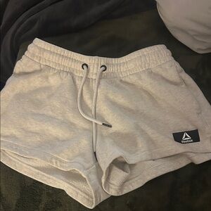 Reebok Women's Athletic Light Gray Shorts